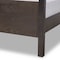 Baxton Studio Natasha Grey Upholstered and Oak Wood Queen Size Platform Canopy Bed 167-10720 - alternate 3